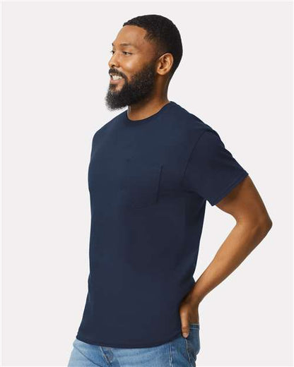 Gildan Ultra Cotton® Pocket T-Shirt 2300 Navy
