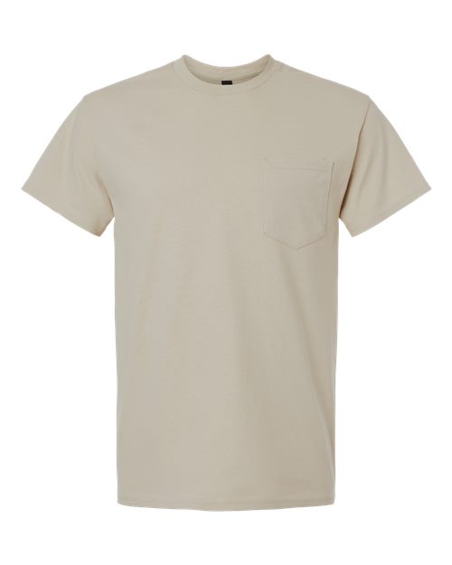 Gildan Ultra Cotton® Pocket T-Shirt 2300 Sand