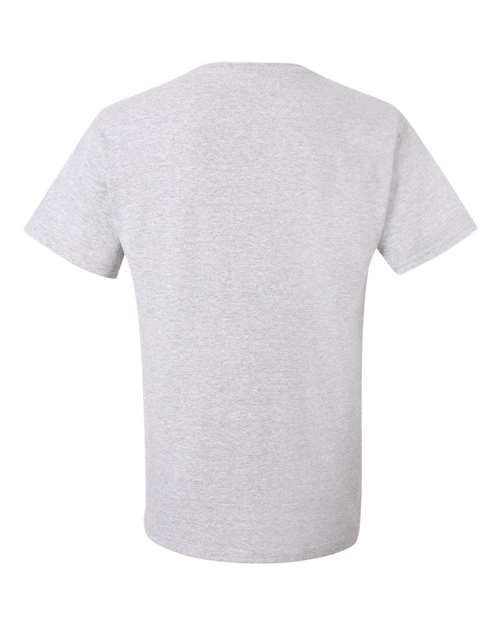 JERZEES Dri-Power® 50/50 Pocket T-Shirt 29MPR Ash Custom Embroidered Business Logo