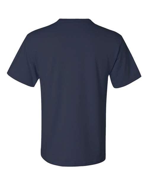 JERZEES Dri-Power® 50/50 Pocket T-Shirt 29MPR Forest Green Custom Embroidered Business Logo