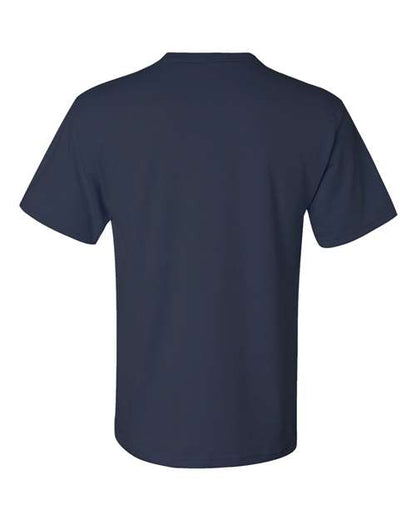 JERZEES Dri-Power® 50/50 Pocket T-Shirt 29MPR Forest Green Custom Embroidered Business Logo