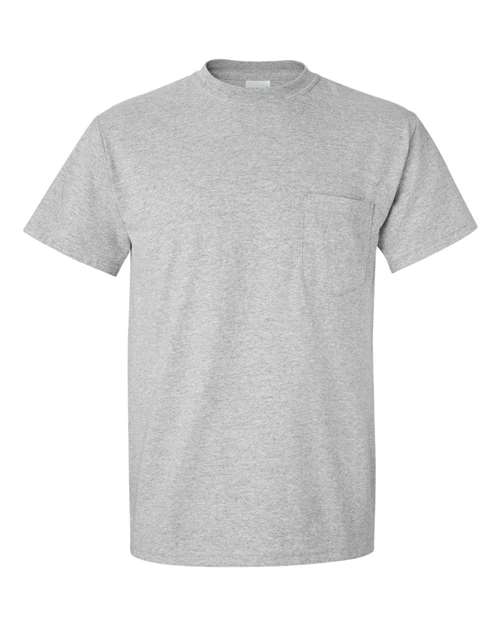 Gildan DryBlend® Pocket T-Shirt 8300 Custom Embroidered Business Logo