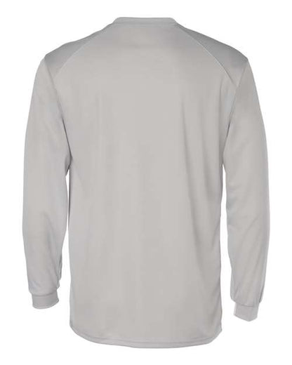 Badger B-Core Long Sleeve T-Shirt 4104 Silver