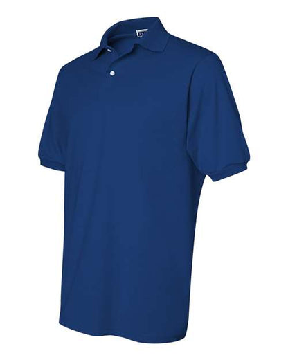 JERZEES SpotShield™ 50/50 Polo 437MSR Royal Custom Embroidered Business Logo