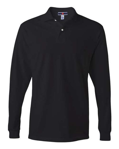 JERZEES SpotShield™ 50/50 Long Sleeve Polo 437MLR Custom Embroidered Business Logo