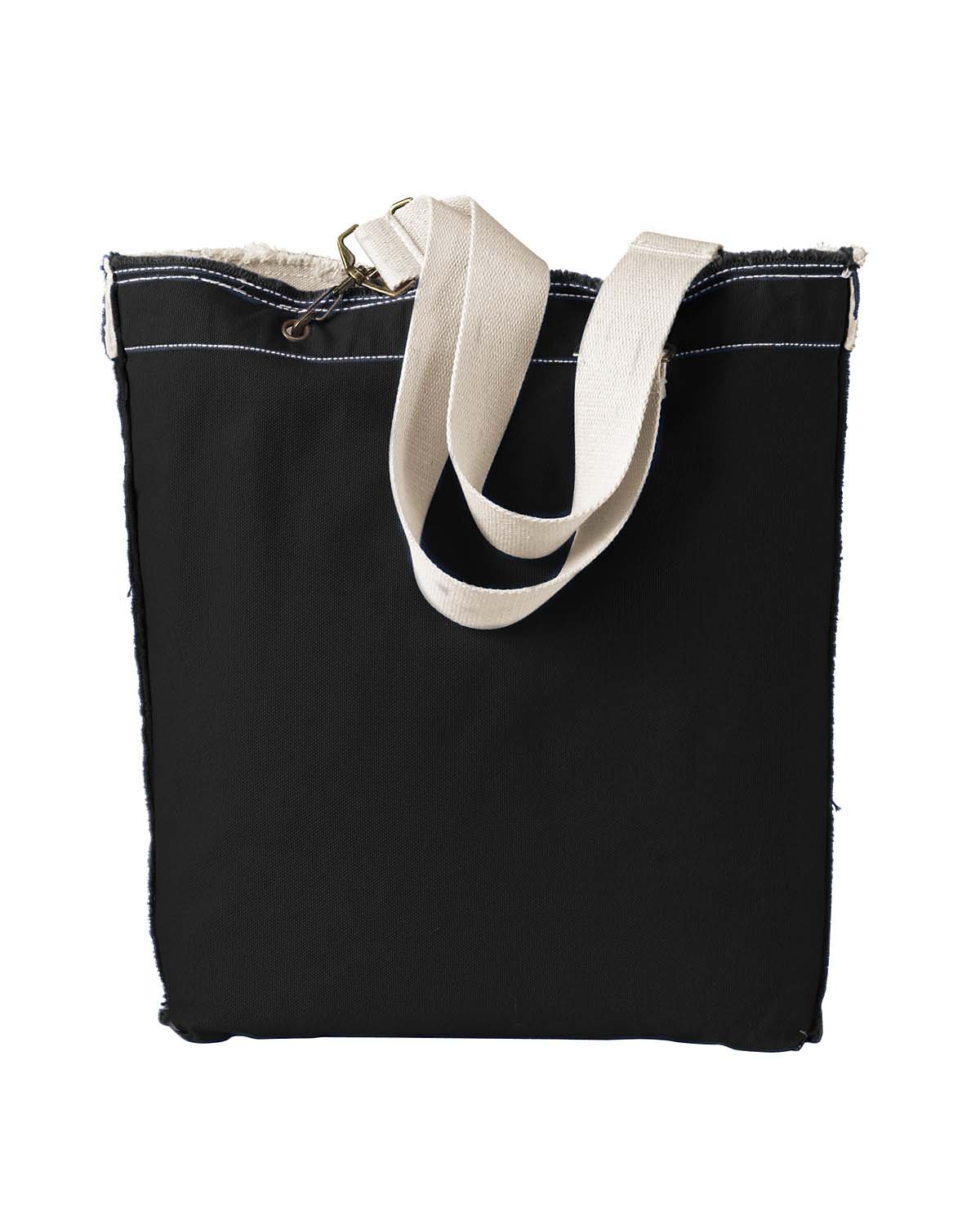 Authentic Pigment Direct-Dyed Raw-Edge Tote 1906