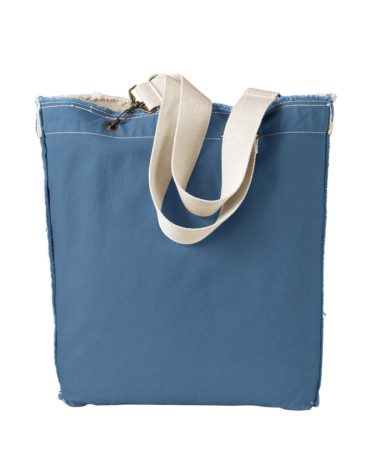 Authentic Pigment Direct-Dyed Raw-Edge Tote 1906