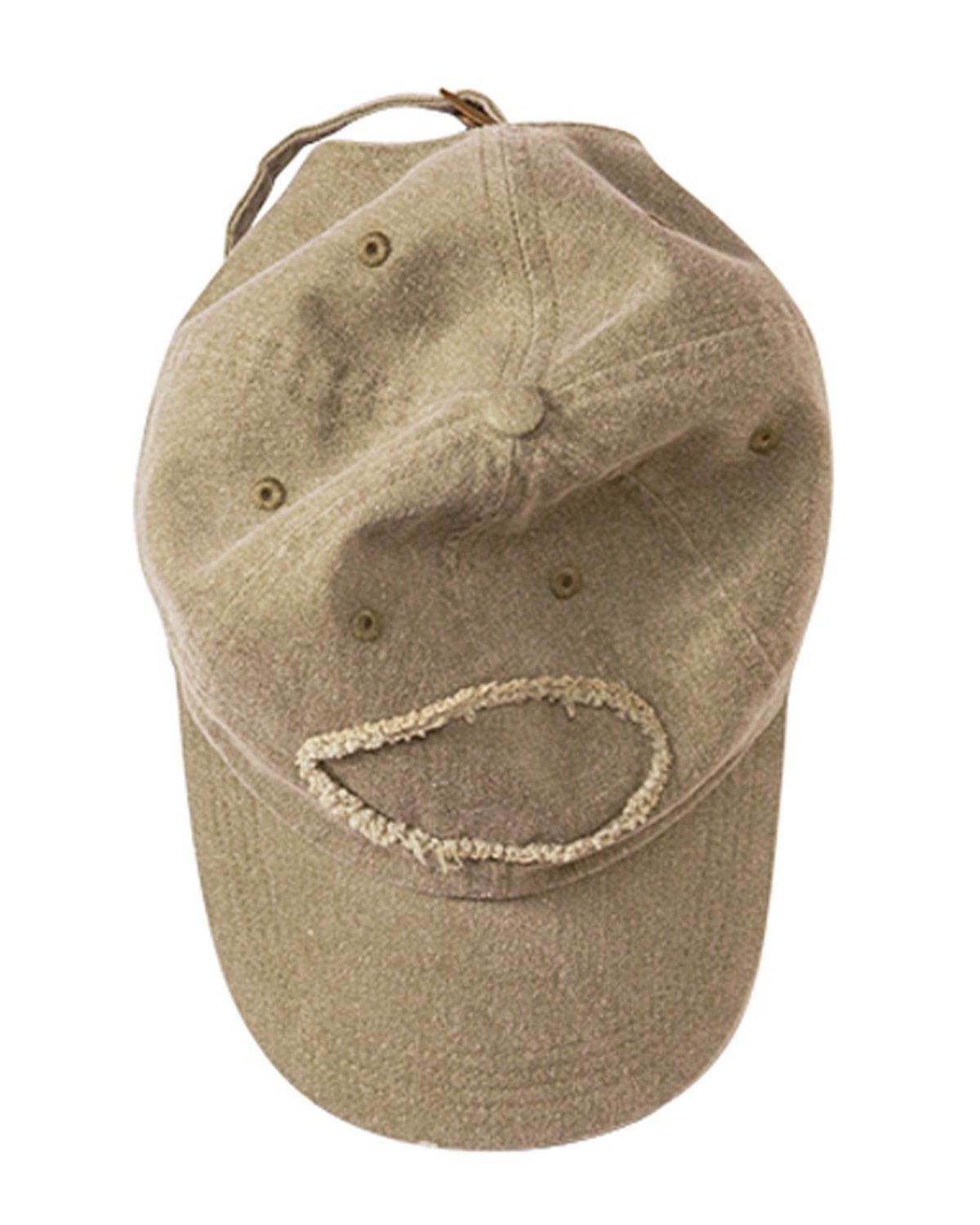 Authentic Pigment Pigment-Dyed Raw-Edge Patch Baseball Cap 1917