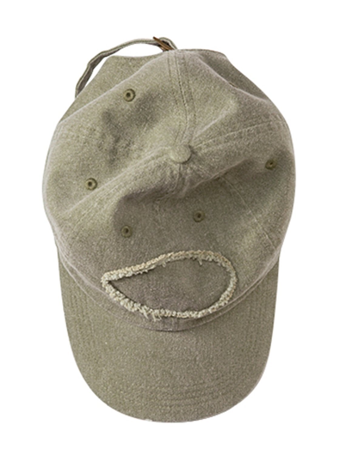 Authentic Pigment Pigment-Dyed Raw-Edge Patch Baseball Cap 1917