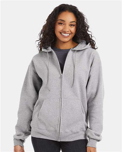 Custom Embroidered  Hanes Ultimate Cotton® Full-Zip Hooded Sweatshirt F280  