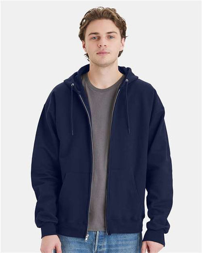 Custom Embroidered  Hanes Ultimate Cotton® Full-Zip Hooded Sweatshirt F280  