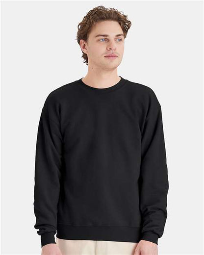 Custom Embroidered  Hanes Ecosmart® Crewneck Sweatshirt P160 Black