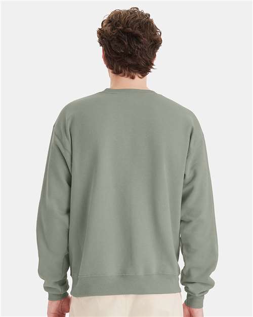 Hanes Ecosmart® Crewneck Sweatshirt P160 Stonewashed Green