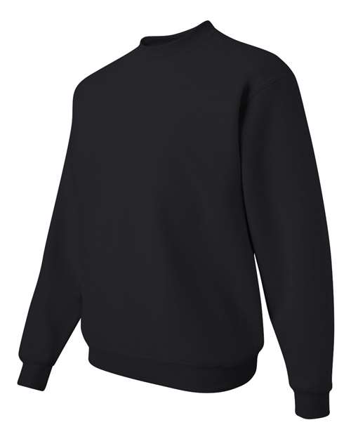 JERZEES NuBlend® Crewneck Sweatshirt 562MR Athletic Heather Custom Embroidered Business Logo