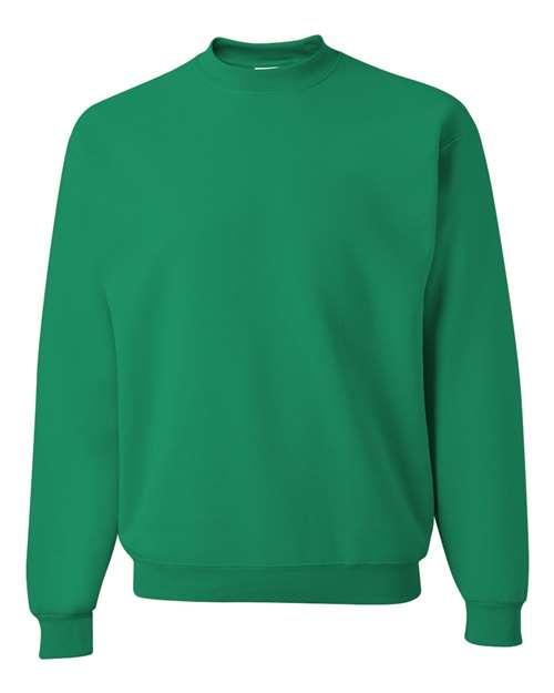 JERZEES NuBlend® Crewneck Sweatshirt 562MR Kelly Custom Embroidered Business Logo