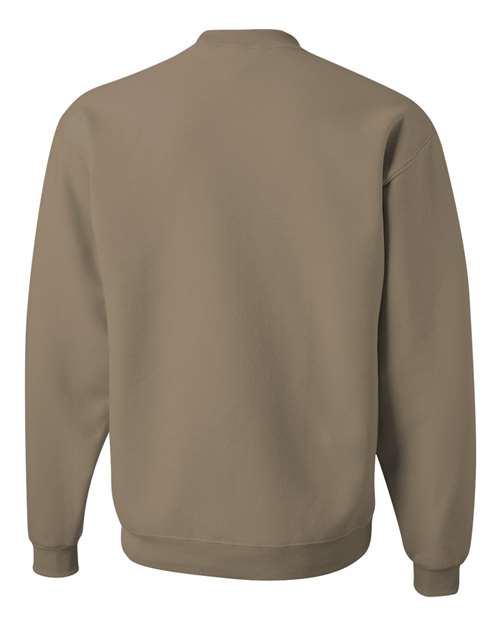 JERZEES NuBlend® Crewneck Sweatshirt 562MR Kelly Custom Embroidered Business Logo