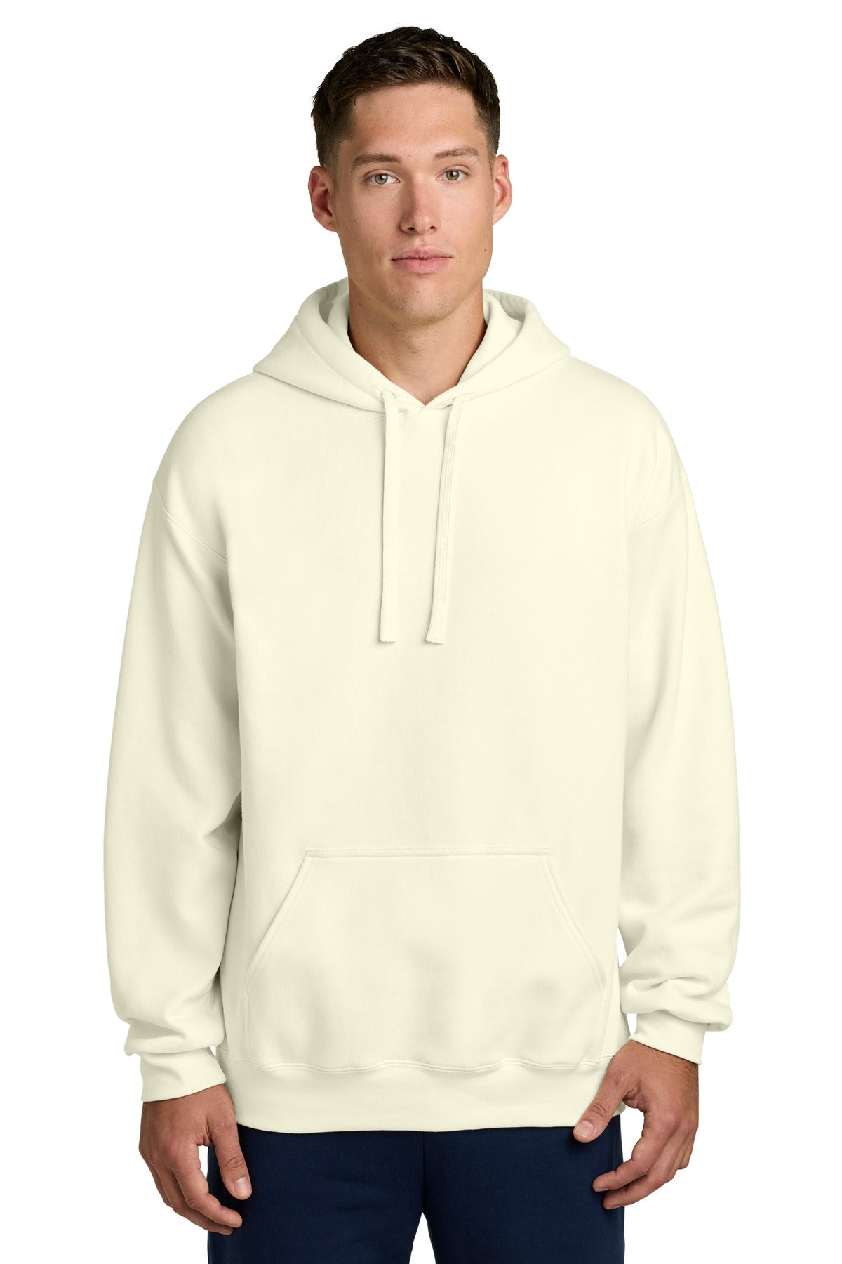 Custom Embroidered Gildan Sweatshirts/Fleece in Off White