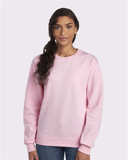 Custom Embroidered  JERZEES NuBlend® Crewneck Sweatshirt 562MR Classic Pink
