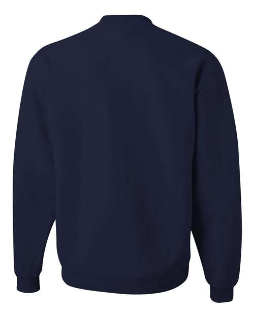 JERZEES NuBlend® Crewneck Sweatshirt 562MR Gold Custom Embroidered Business Logo