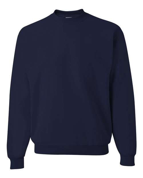 JERZEES NuBlend® Crewneck Sweatshirt 562MR Gold Custom Embroidered Business Logo