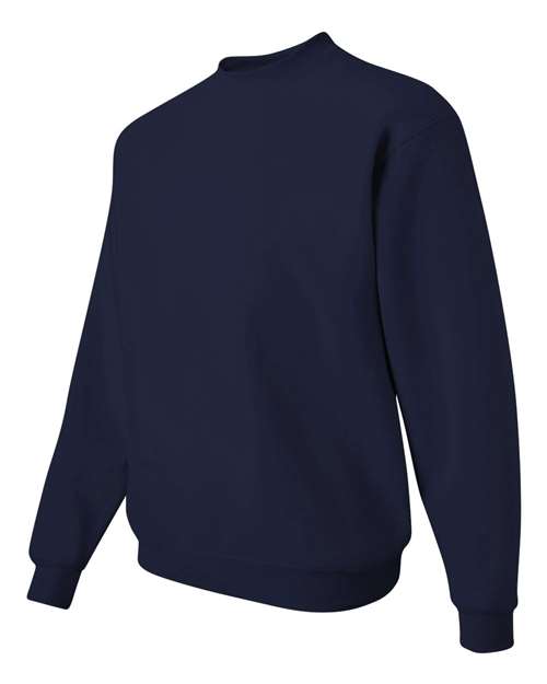 JERZEES NuBlend® Crewneck Sweatshirt 562MR Gold Custom Embroidered Business Logo