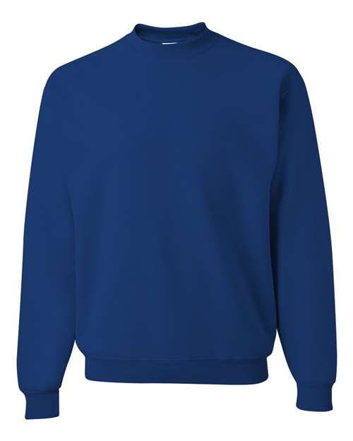 JERZEES NuBlend® Crewneck Sweatshirt 562MR Royal Custom Embroidered Business Logo