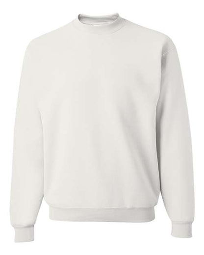 JERZEES NuBlend® Crewneck Sweatshirt 562MR Vintage Heather Red Custom Embroidered Business Logo