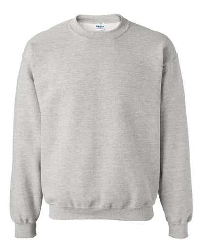 Gildan Heavy Blend™ Crewneck Sweatshirt 18000 Ash Custom Embroidered Business Logo