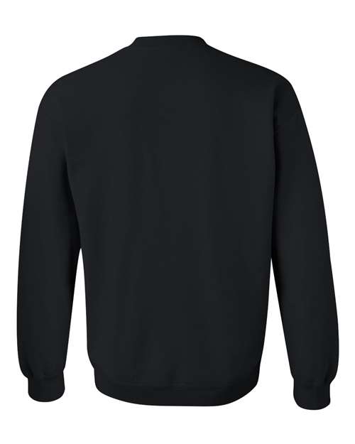 Gildan Heavy Blend™ Crewneck Sweatshirt 18000 Black Custom Embroidered Business Logo