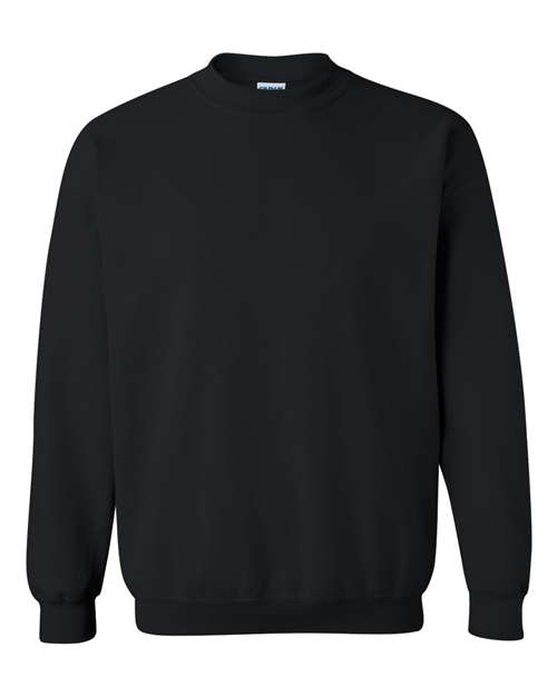 Gildan Heavy Blend™ Crewneck Sweatshirt 18000 Black Custom Embroidered Business Logo