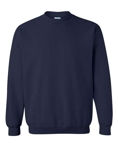 Gildan Heavy Blend™ Crewneck Sweatshirt 18000 Navy Custom Embroidered Business Logo