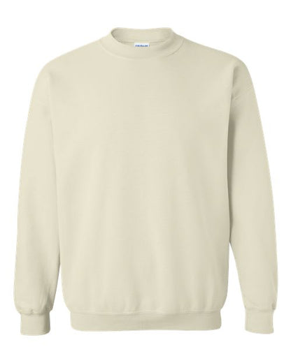Gildan Heavy Blend™ Crewneck Sweatshirt 18000 Safety Pink Custom Embroidered Business Logo