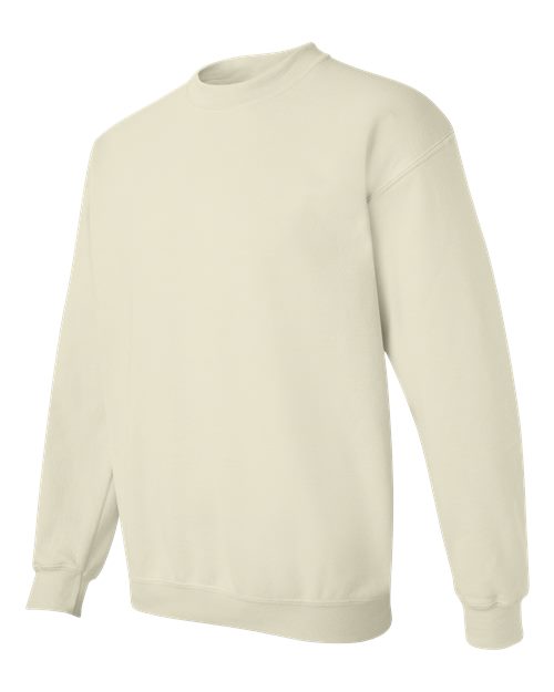 Gildan Heavy Blend™ Crewneck Sweatshirt 18000 Sand Custom Embroidered Business Logo