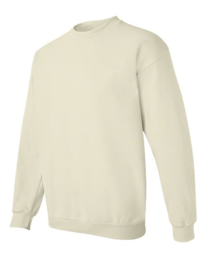 Gildan Heavy Blend™ Crewneck Sweatshirt 18000 Safety Pink Custom Embroidered Business Logo