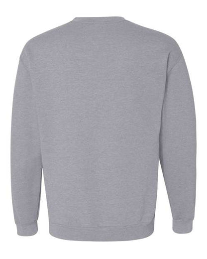 Gildan Heavy Blend™ Crewneck Sweatshirt 18000 Sport Grey Custom Embroidered Business Logo