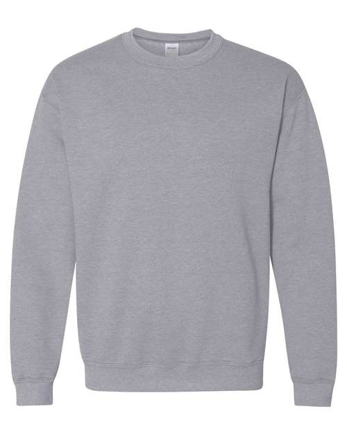 Gildan Heavy Blend™ Crewneck Sweatshirt 18000 Sport Grey Custom Embroidered Business Logo