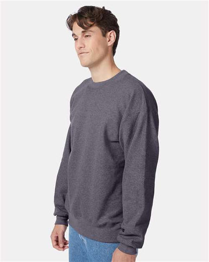 Hanes Ultimate Cotton® Crewneck Sweatshirt F260 Charcoal Heather