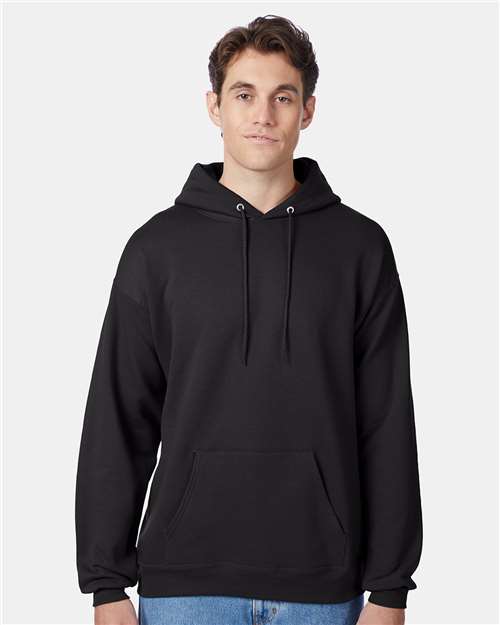 Custom Embroidered  Hanes Ecosmart® Hooded Sweatshirt P170 Black