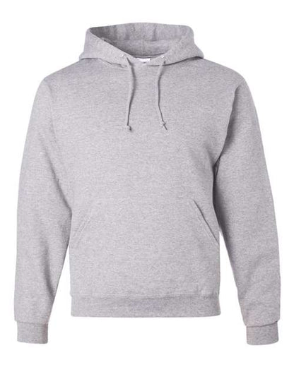 JERZEES NuBlend® Hooded Sweatshirt 996MR Ash Custom Embroidered Business Logo