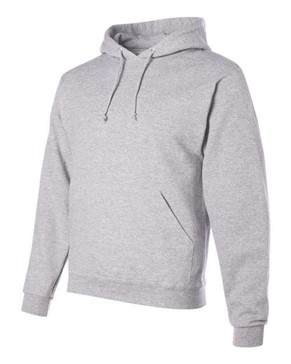 JERZEES NuBlend® Hooded Sweatshirt 996MR Ash Custom Embroidered Business Logo