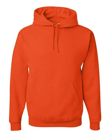 JERZEES NuBlend® Hooded Sweatshirt 996MR Blush Pink Custom Embroidered Business Logo