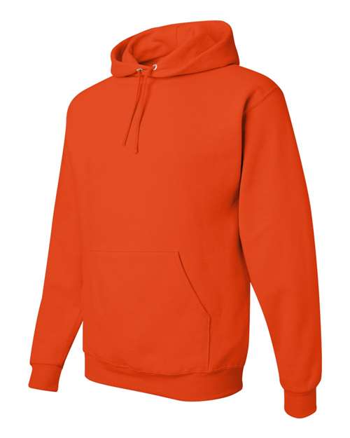 JERZEES NuBlend® Hooded Sweatshirt 996MR Blush Pink Custom Embroidered Business Logo