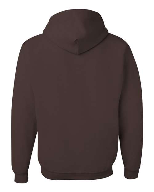 JERZEES NuBlend® Hooded Sweatshirt 996MR Charcoal Grey Custom Embroidered Business Logo