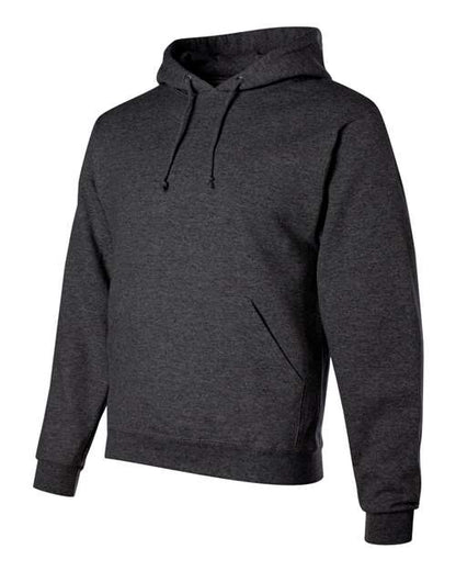 JERZEES NuBlend® Hooded Sweatshirt 996MR Black Custom Embroidered Business Logo