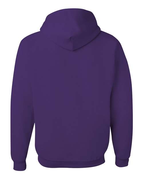 JERZEES NuBlend® Hooded Sweatshirt 996MR Cyber Pink Custom Embroidered Business Logo