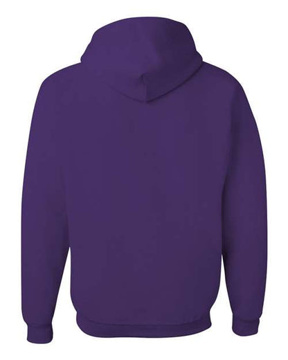 JERZEES NuBlend® Hooded Sweatshirt 996MR Cyber Pink Custom Embroidered Business Logo