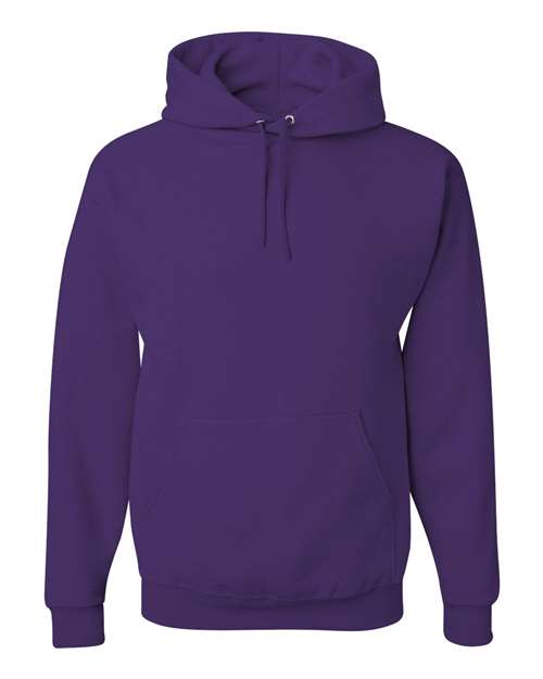 JERZEES NuBlend® Hooded Sweatshirt 996MR Cyber Pink Custom Embroidered Business Logo