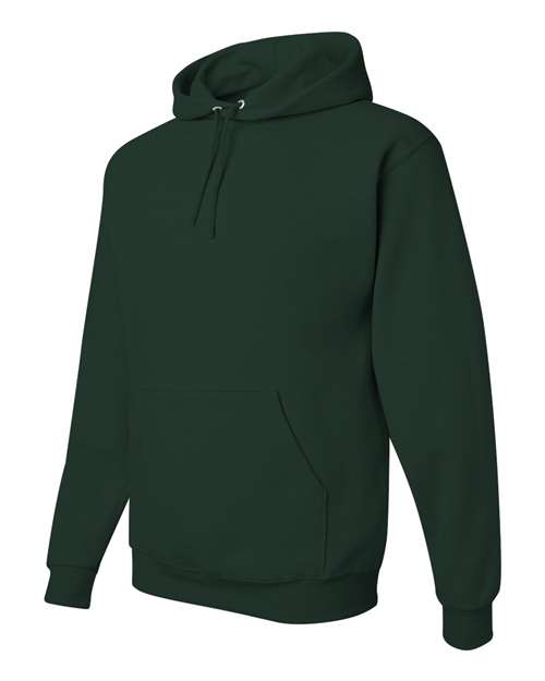JERZEES NuBlend® Hooded Sweatshirt 996MR Forest Green Custom Embroidered Business Logo