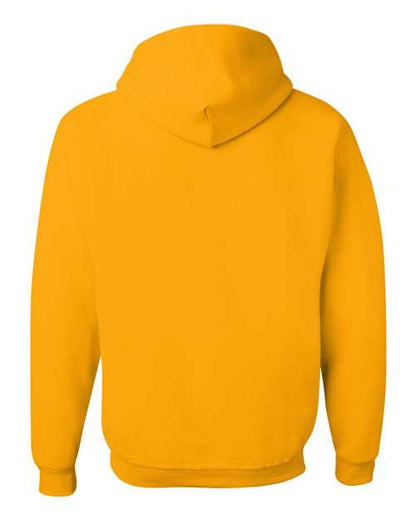 JERZEES NuBlend® Hooded Sweatshirt 996MR Gold Custom Embroidered Business Logo