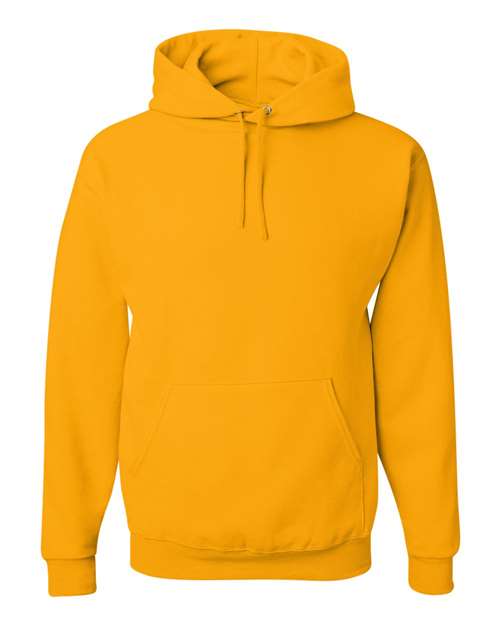 JERZEES NuBlend® Hooded Sweatshirt 996MR Gold Custom Embroidered Business Logo